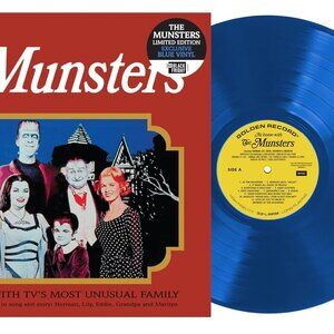 The Munsters At Home With The Munsters LP ~ RSD 2021 ~ Blue Vinyl ~ New/Sealed!
